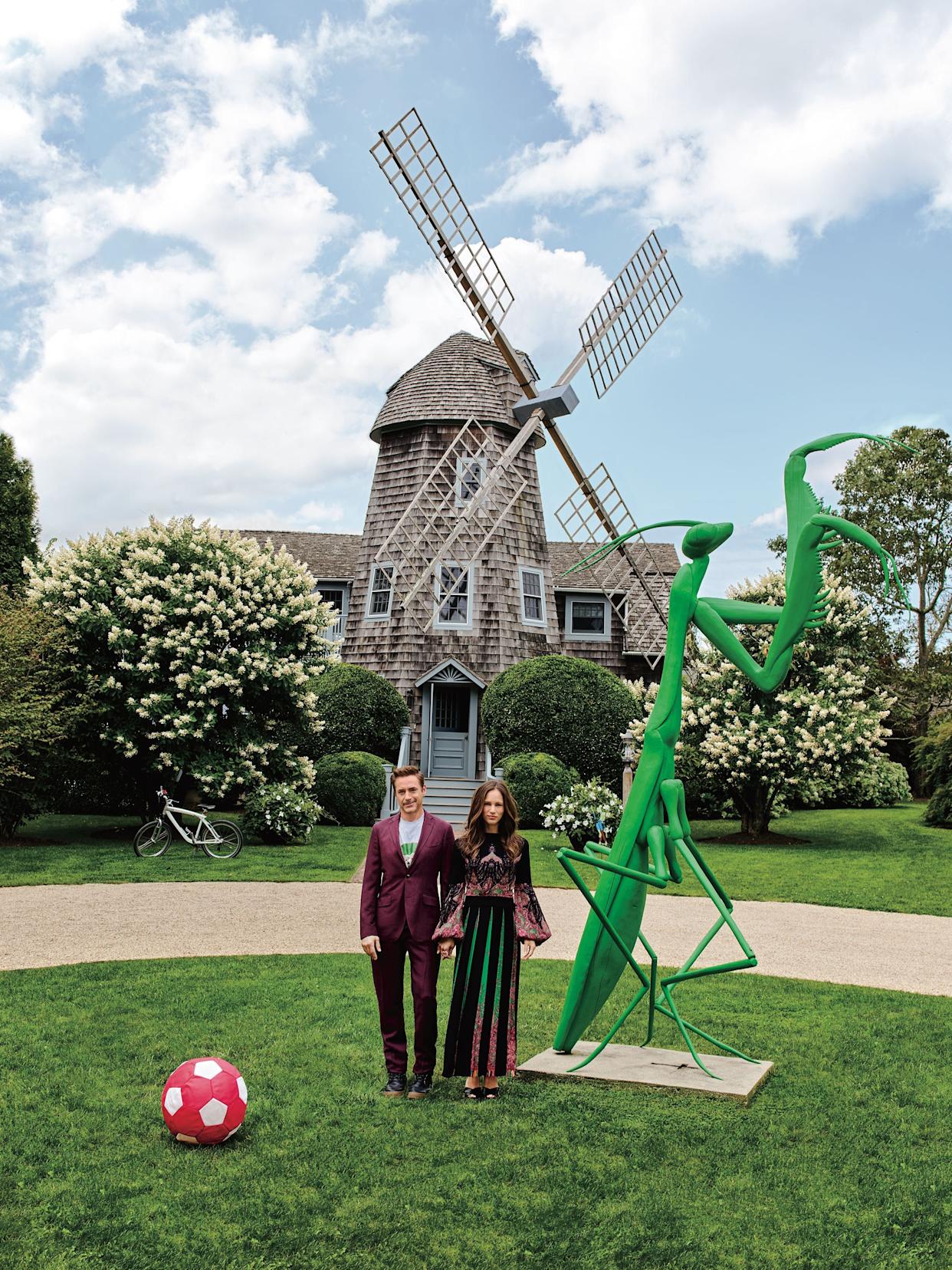 robert downey jr house construction