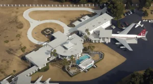 john travolta house inside